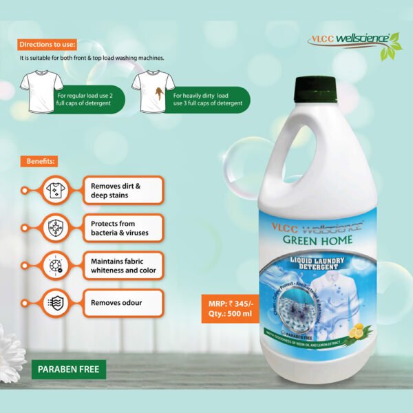 Green Home Liquid Laundry Detergent - Image 2